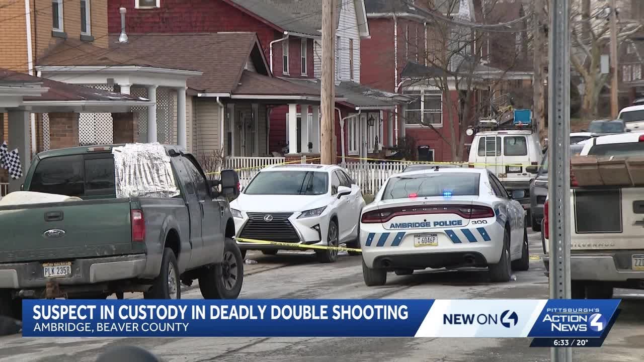 Police: Suspect in double fatal shooting in Ambridge taken into custody after crashing vehicle