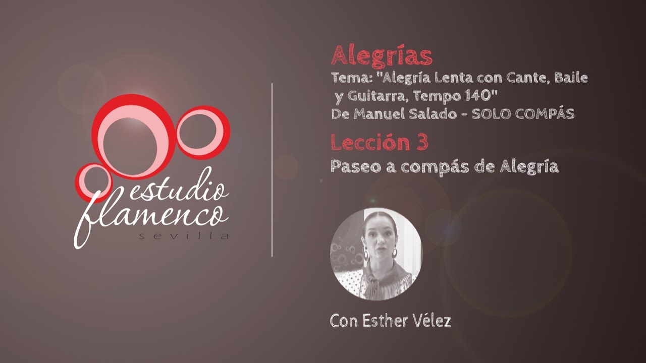 Curso Flamenco Online - 2.5 ALEGRÍAS - Solo Compás #3