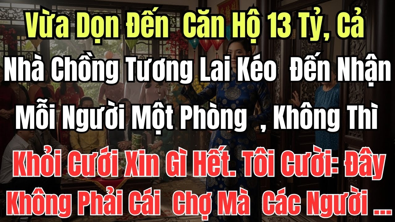 Vừa Dọn Đến  Căn Hộ 13 Tỷ, Cả Nhà Chồng Tương Lai Kéo  Đến Nhận Mỗi Người Một Phòng  , Không