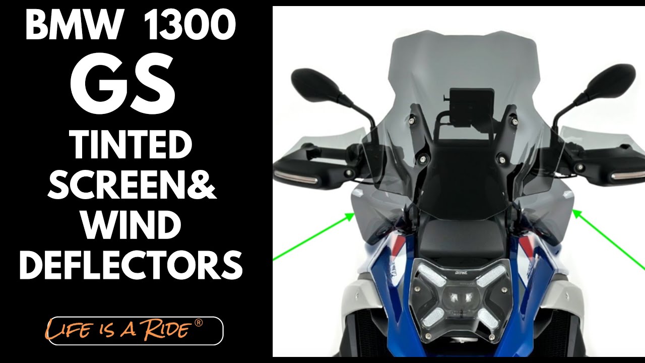BMW 1300 GS Upgrade: Dark Tinted Deflectors Install Guide