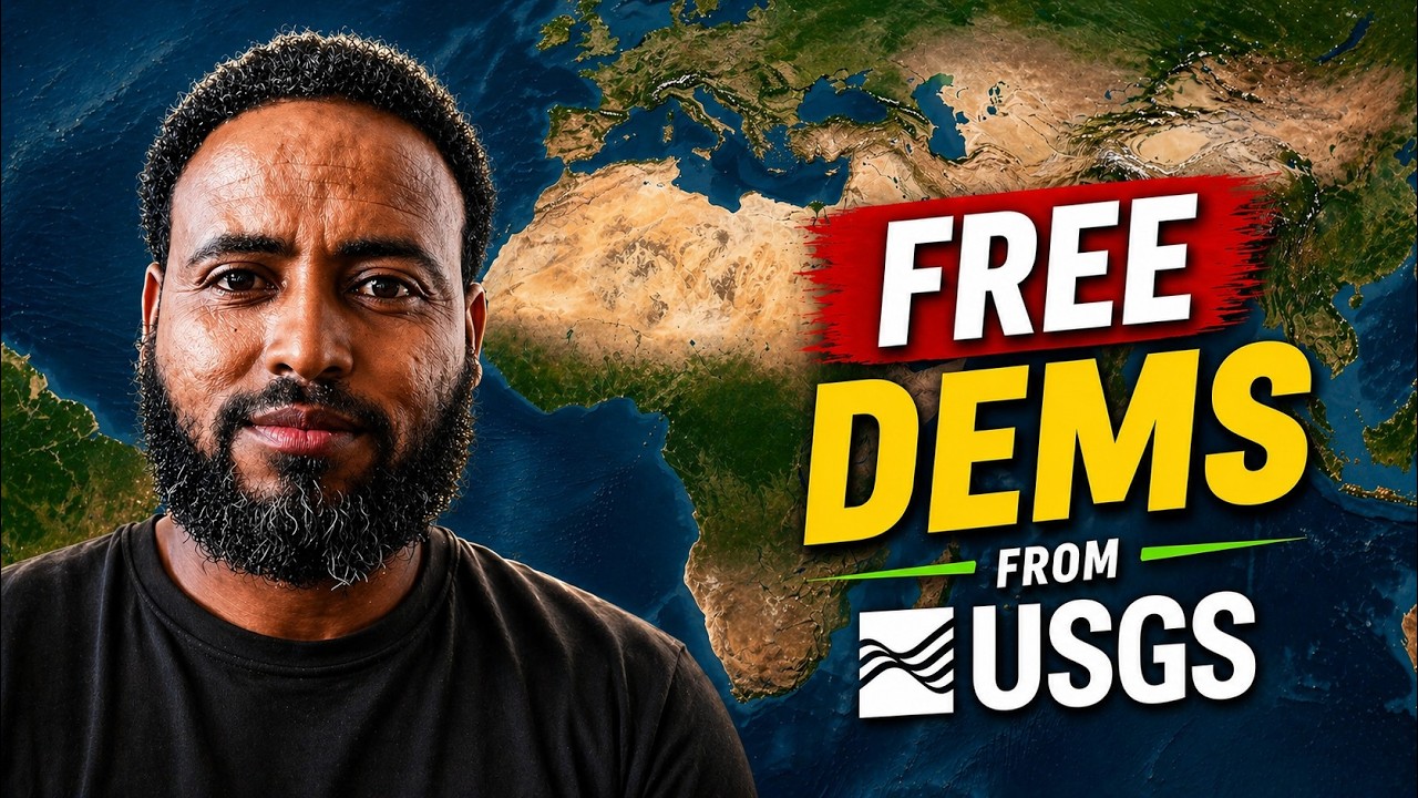 Download Free DEM Data from USGS EarthExplorer | 2025! (አማርኛ)