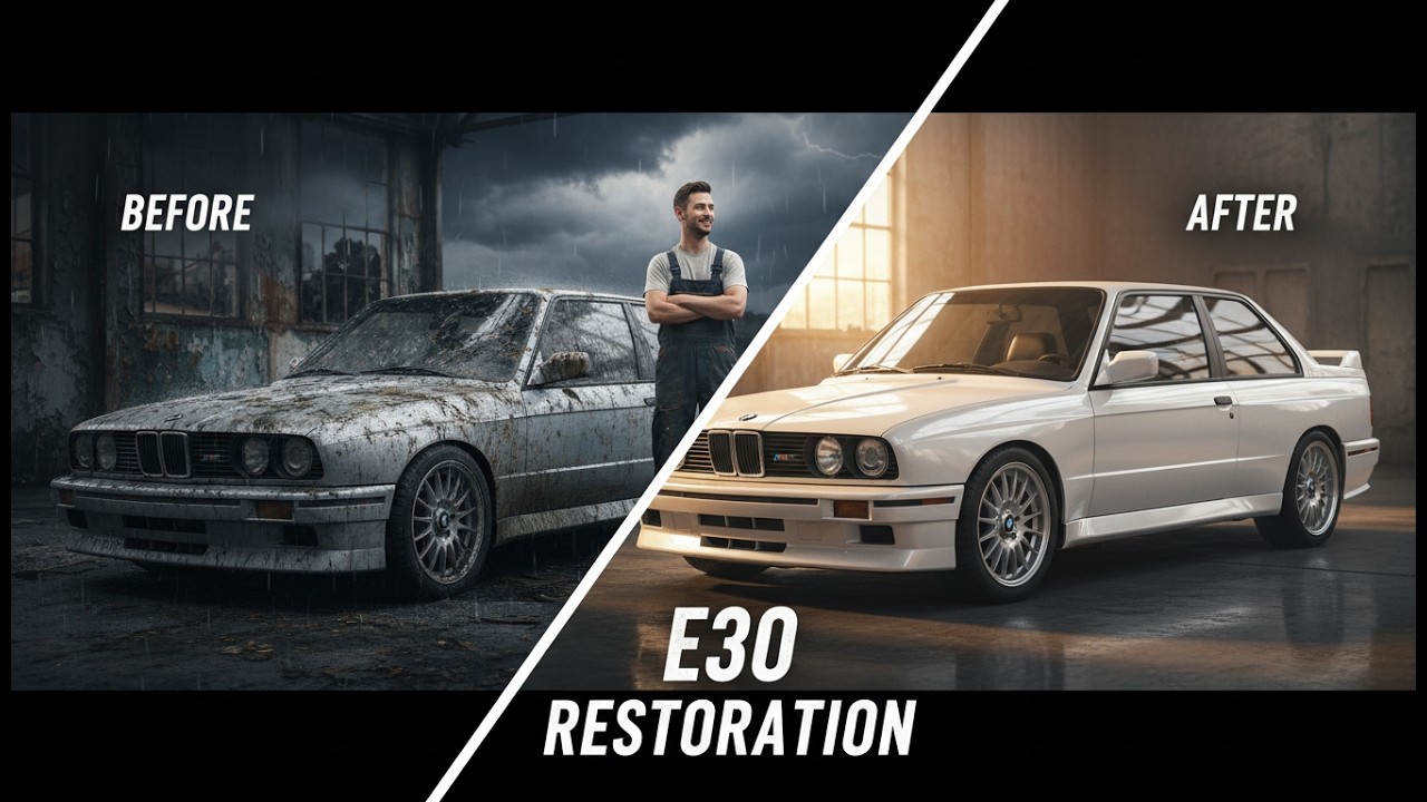 Abandoned BMW M3 E30 1989 Full Restoration – Satisfying ASMR Rebuild