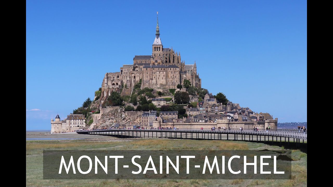 Mont-Saint-Michel from drone