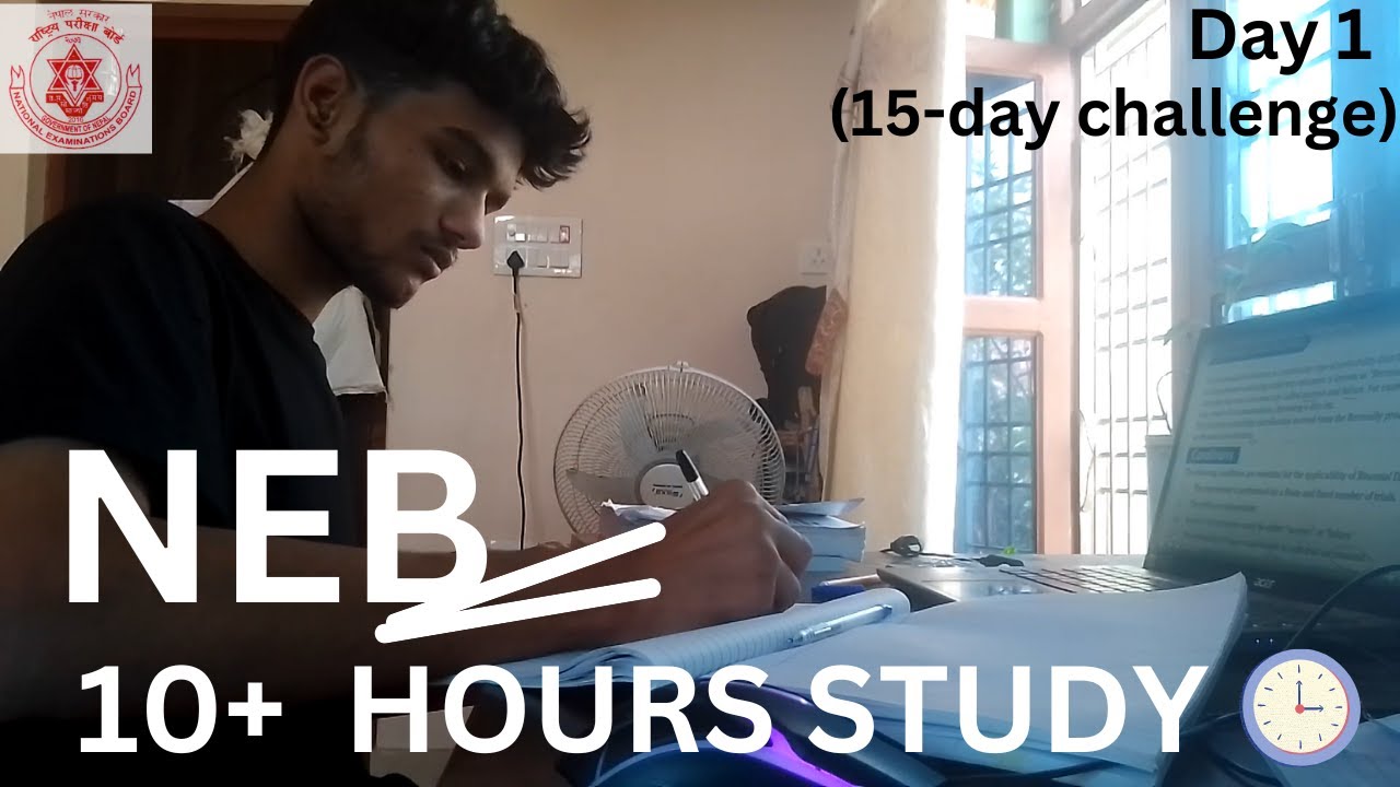 studying 10+ hours for NEB CLASS 12 BOARD📚* Honest routine of a NEB Aspirant