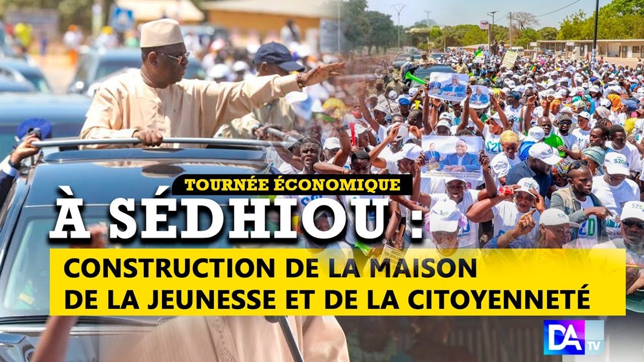 Goudomp: Le PR Macky Sall lance la construction de la maison de la jeunesse et de la citoyenneté