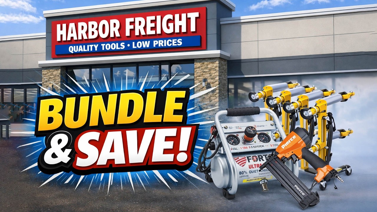 Harbor Freight Just Dropped Bundle & Save Deals + NEW Tools!