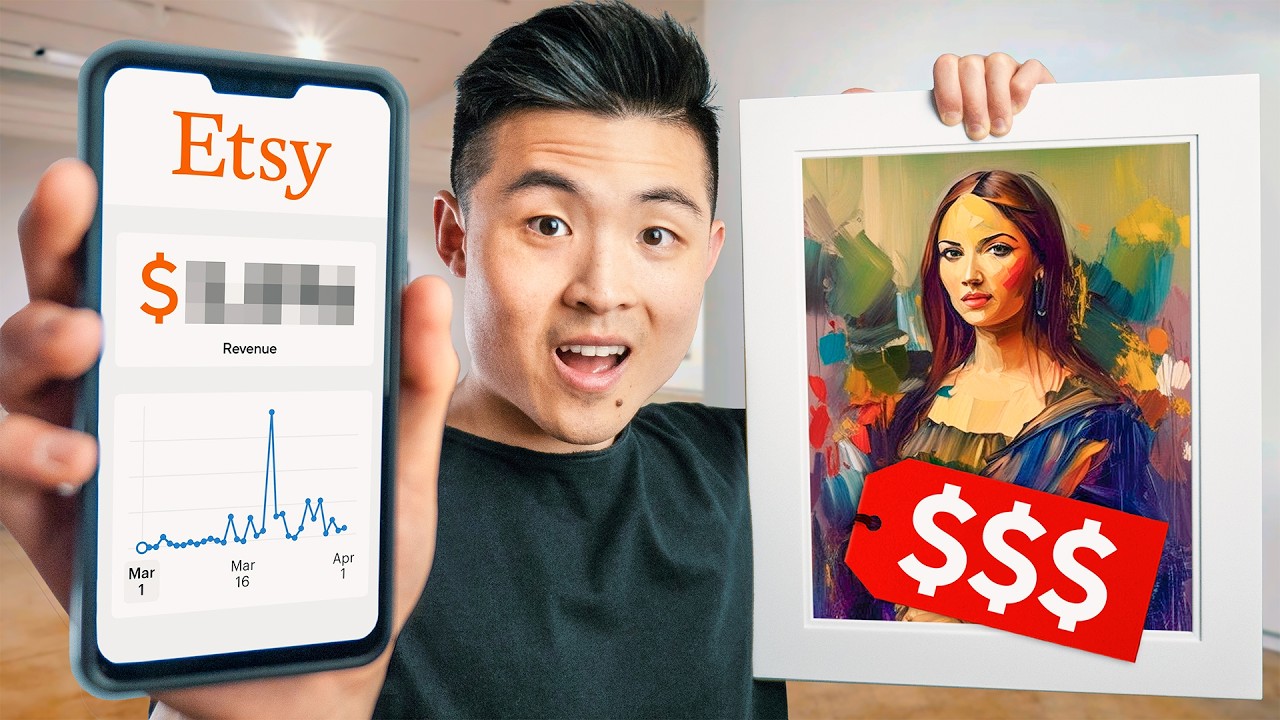 I Tried Selling AI Art Prints On Etsy For 30 Days