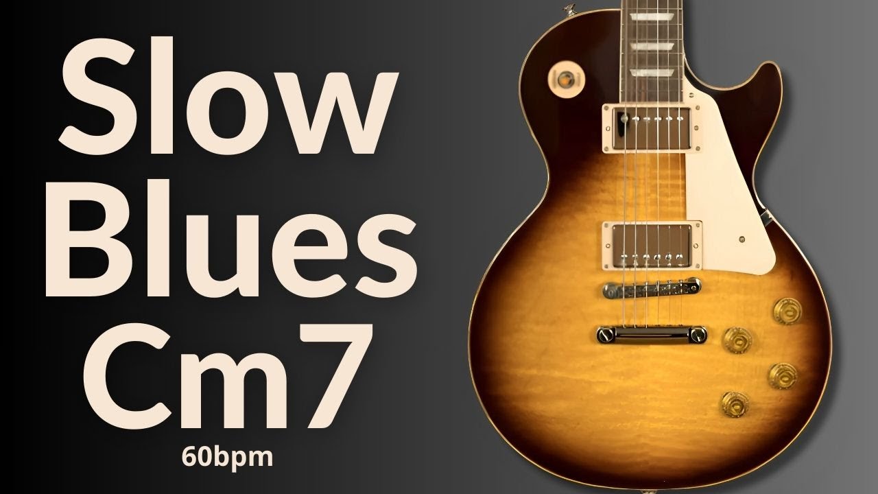 Sad Sweet Slow Blues Backing Track in C Minor (Cm7)