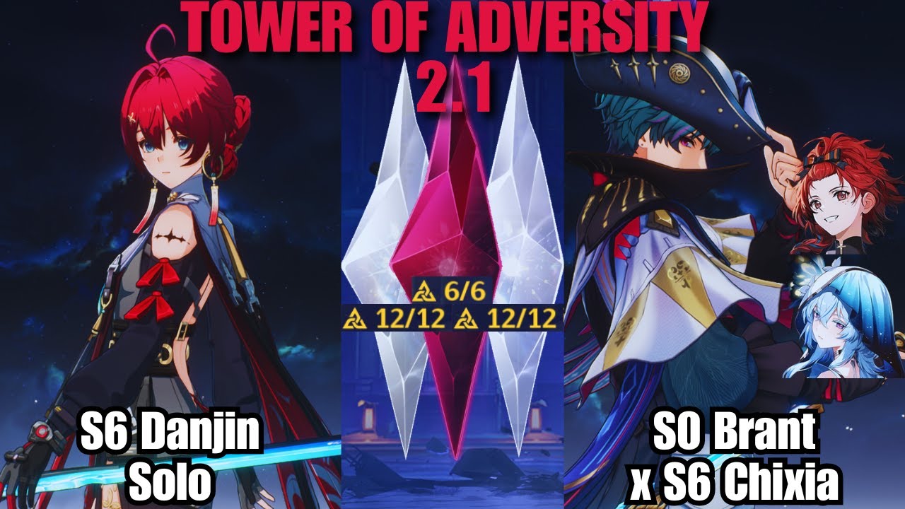S6 Danjin Solo & S0 Brant x S6 Chixia Rotation Guide TOA 2.1 | Tower of Adversity | Wuthering Waves