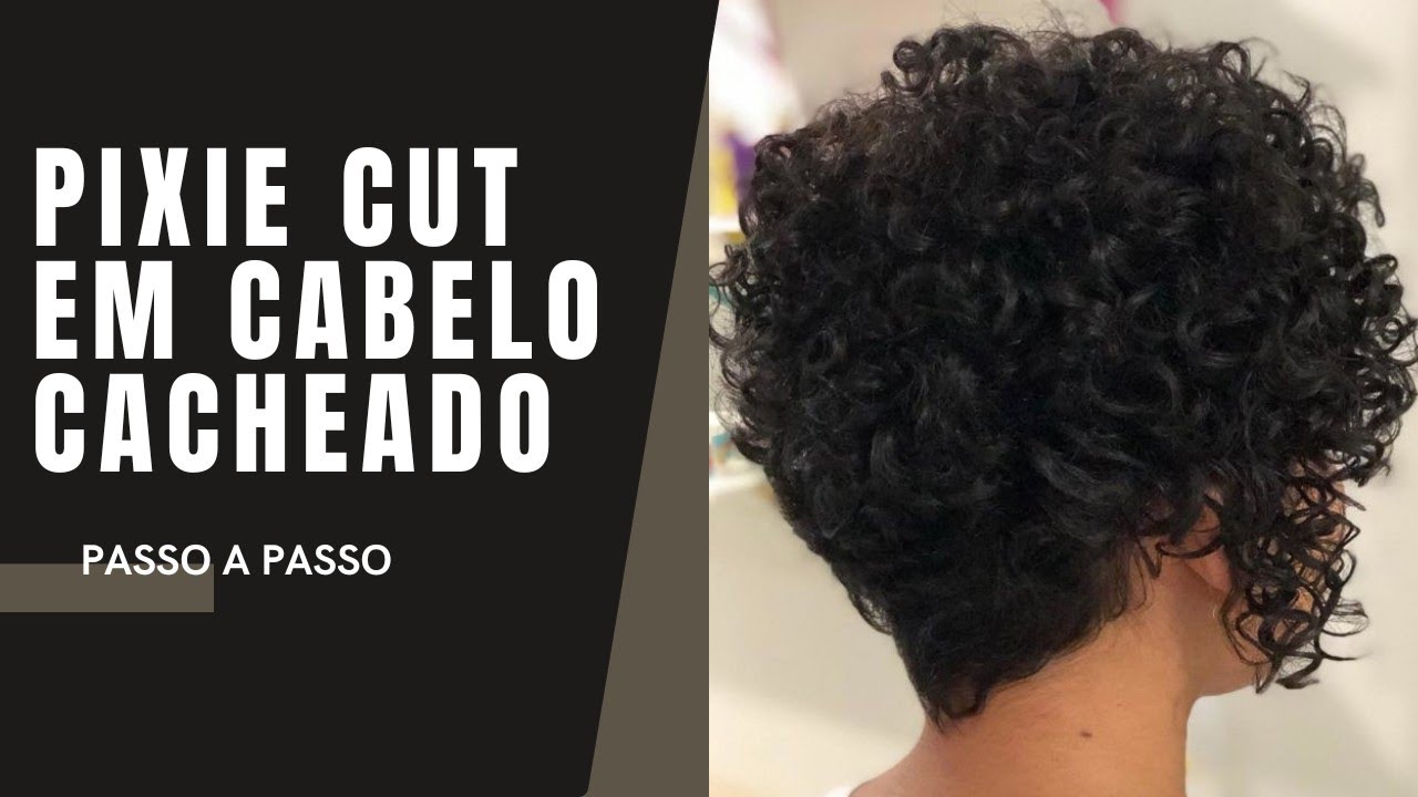 CORTE PIXIE HAIRCUT EM CABELO CACHEADO- PIXIE CUT EM UM CABELO CACHEADO