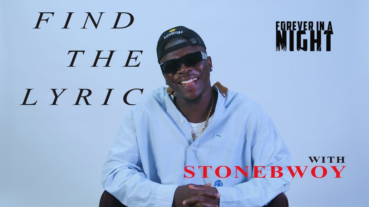 Stonebwoy sings Mavin Gaye, Humble, Phyno & Duncan Mighty in FIND THE LYRIC