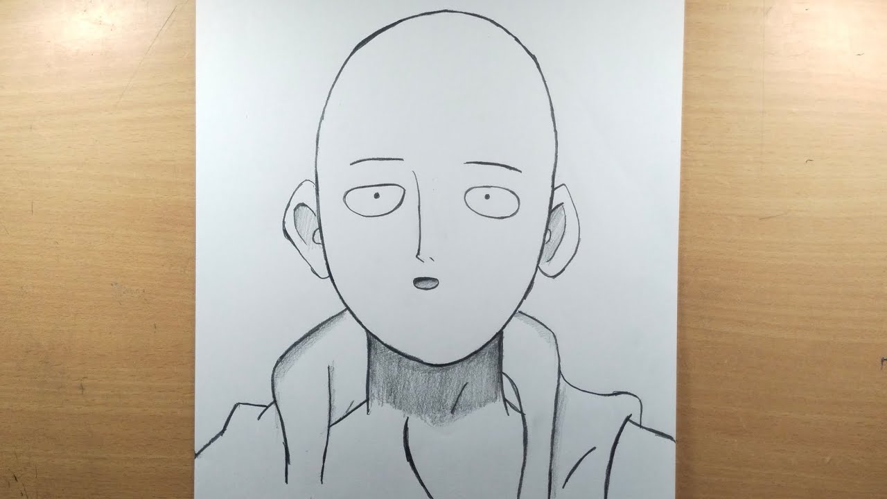 How To Draw Saitama From One Punch Man || Easy drawing for beginners || Easy drawings step by step 