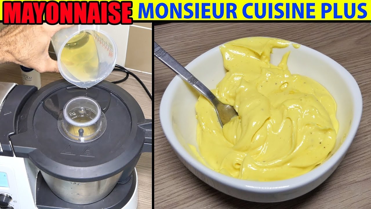 recette mayonnaise monsieur cuisine plus thermomix maison mayonesa maionese recipe