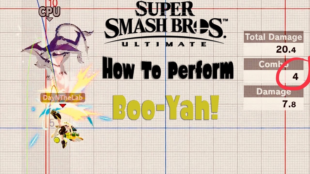 Smash Ultimate: How to Perform Inkling's "Boo-Yah!" Combo