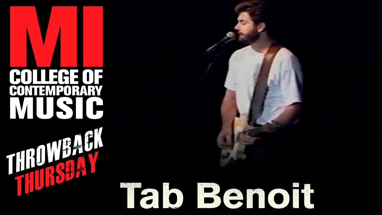 Tab Benoit Throwback Thursday From the MI Library