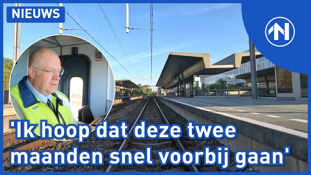 Machinist Jos voor het laatst op Hoofdstation Groningen: 'Stukje spoorgeschiedenis'