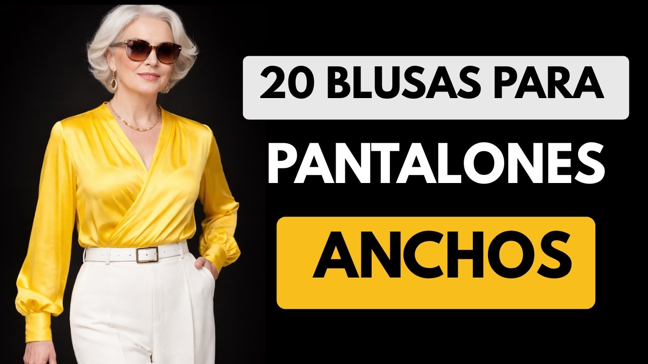 Las 20 Mejores Blusas para Pantalones Anchos (Evita Verte Ancha o Sin Forma)