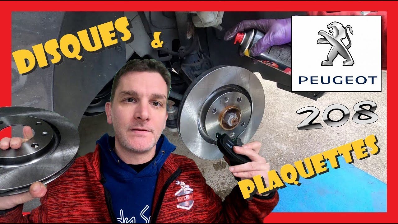 PEUGEOT 208 : Changer disques & plaquettes avant rapidement et facilement 🔧