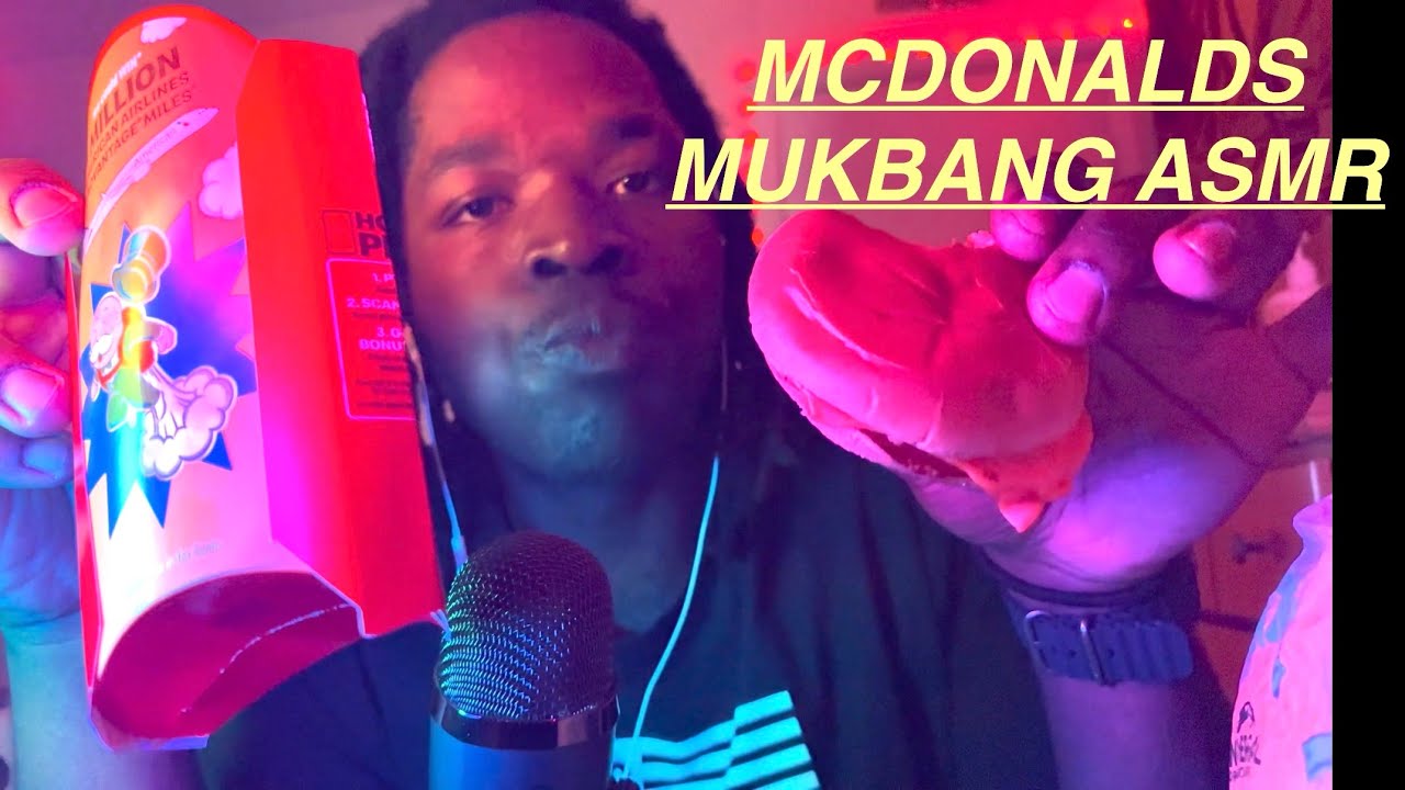 ASMR McDonalds MUKBANG 