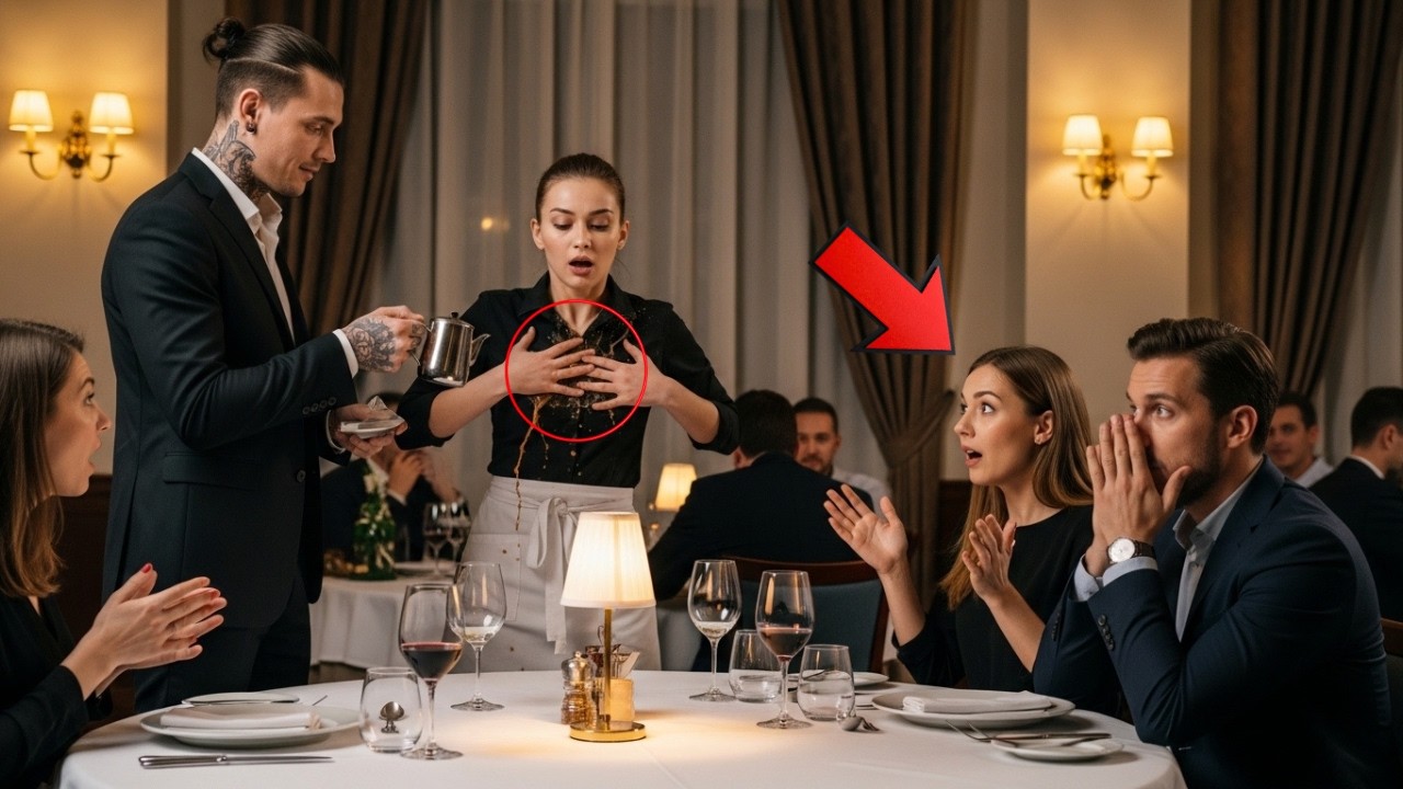 Arab Sheikh Spills Coffee on Waitress to Test Her — What She Did Next Changed Her Life Forever