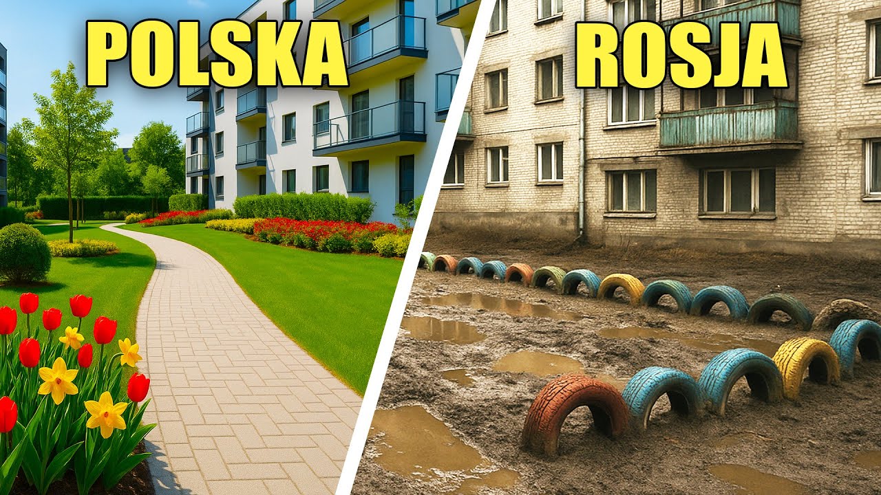 SZOK I WSTYD: jak wyglądają podwórka w Polsce i Rosji | Porównanie, na które aż boli patrzeć