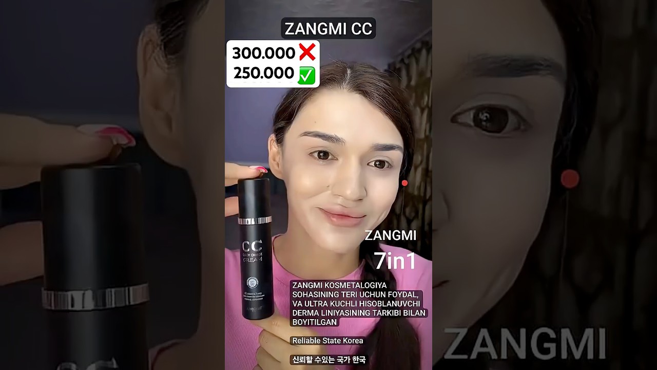 ZANGMI CC KREM #kosmetik #skincare #shortvideo #makeup #beauty #skincareroutine #rek #shorts#reels