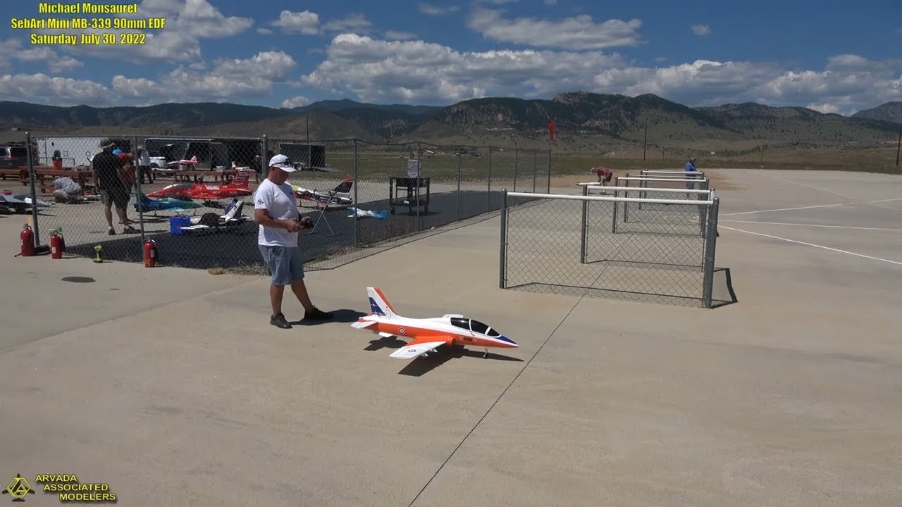 Michael Monsauret...  SebArt Mini MB 339 90mm EDF...  Saturday, July 30, 2022