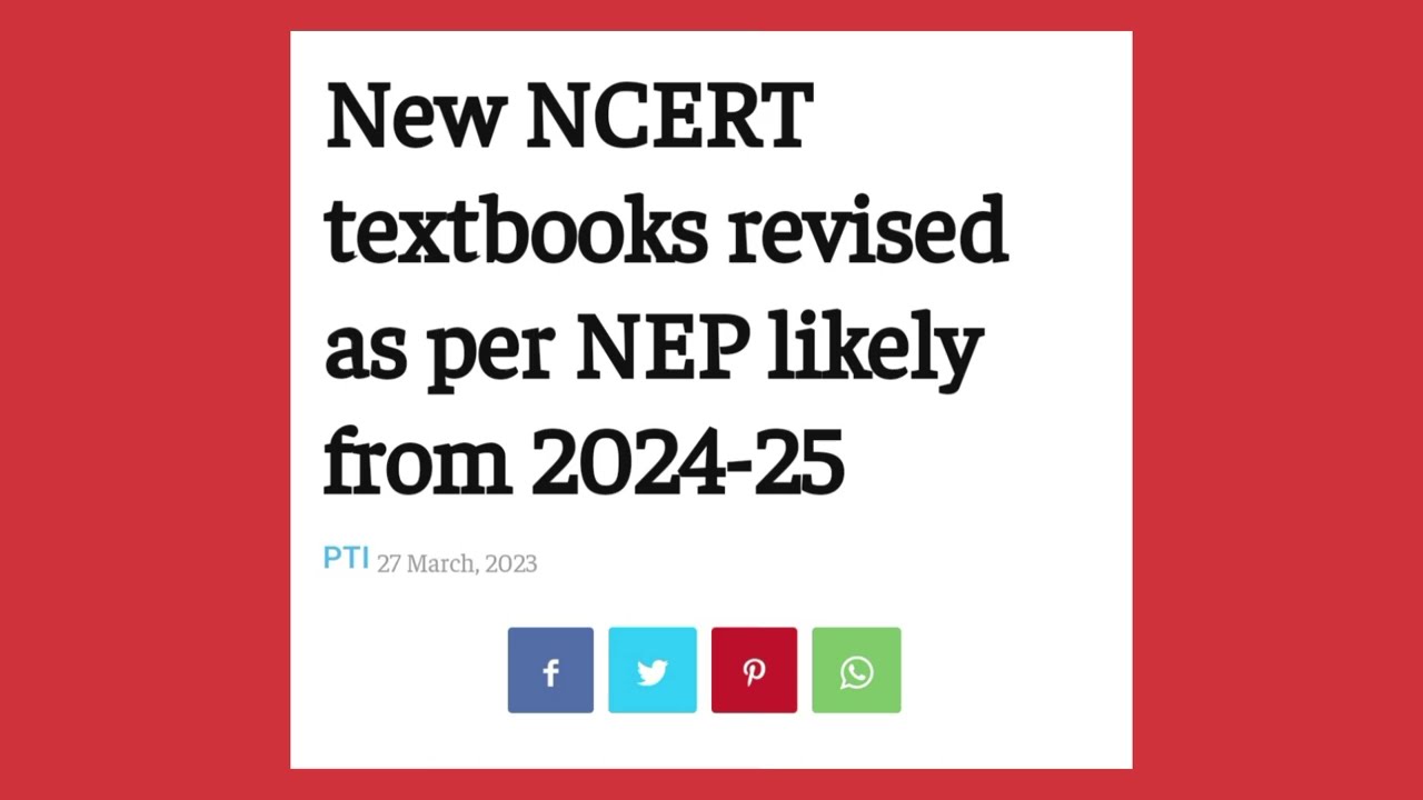 NCERT Textbooks NEP 2024-25