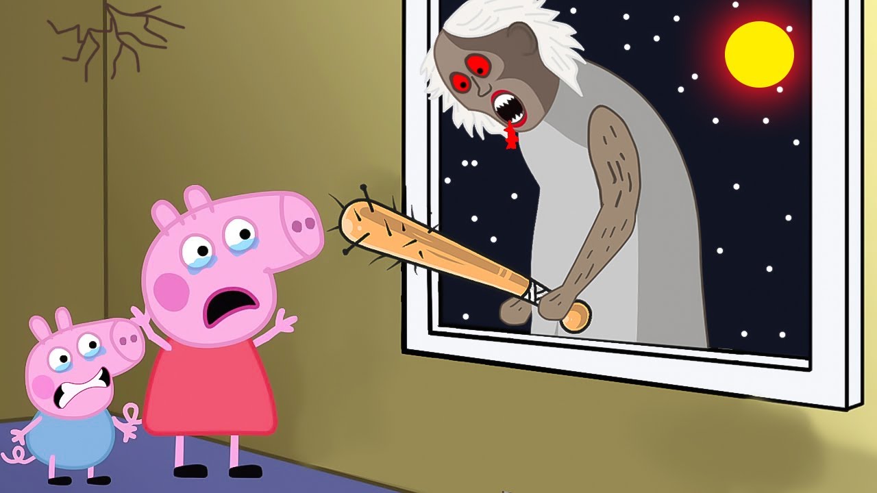Peppa Pig Zombie Apocalypse, Peppa Pig vs Family Face GRANNY At House!! | Peppa Pig Funny Animation