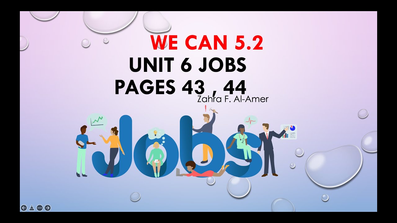 We Can 5.2 الصف السادس  | Unit 6 | Pages  42 U& 43