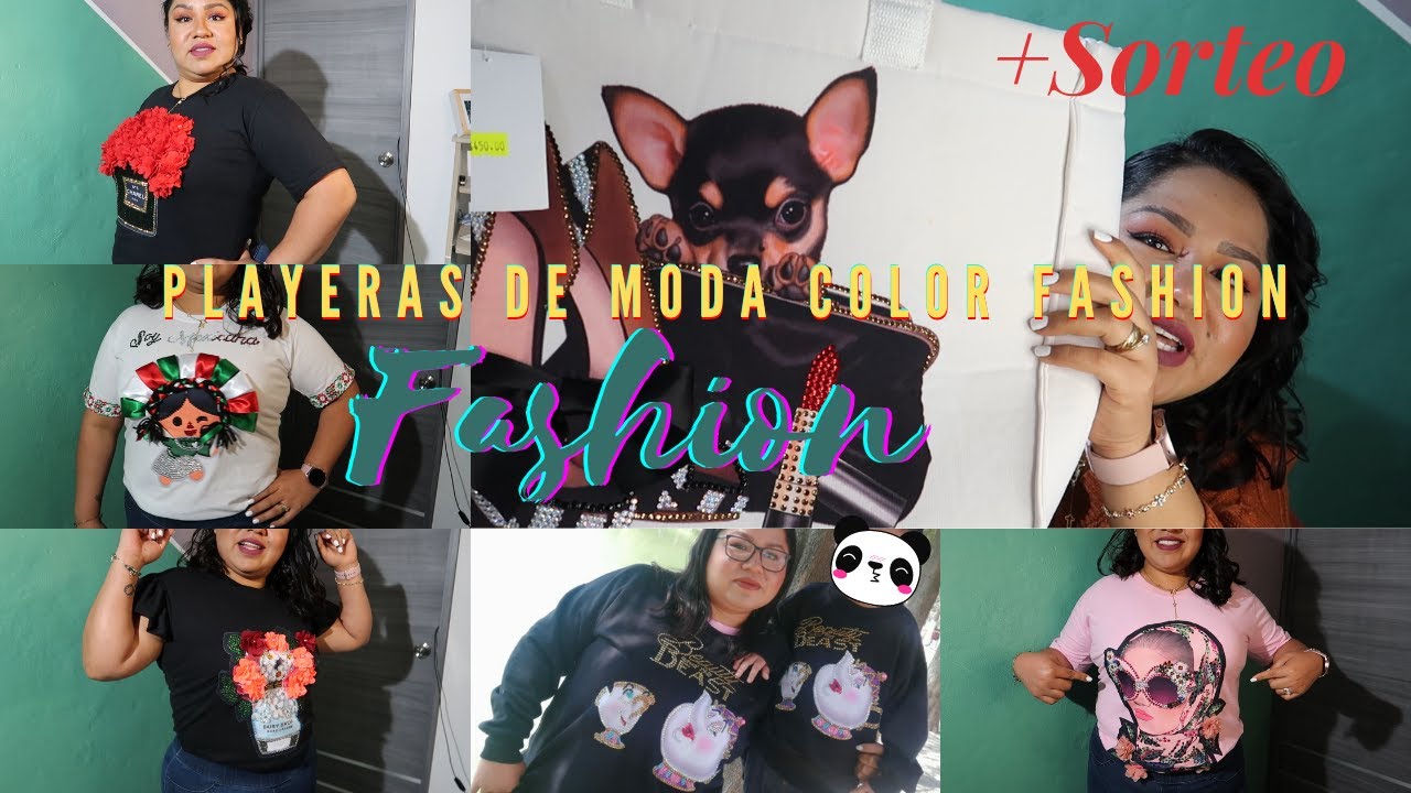 Playeras de Moda Color Fashion + Sorteo | Playeras ARTESANALES | Erika Blop