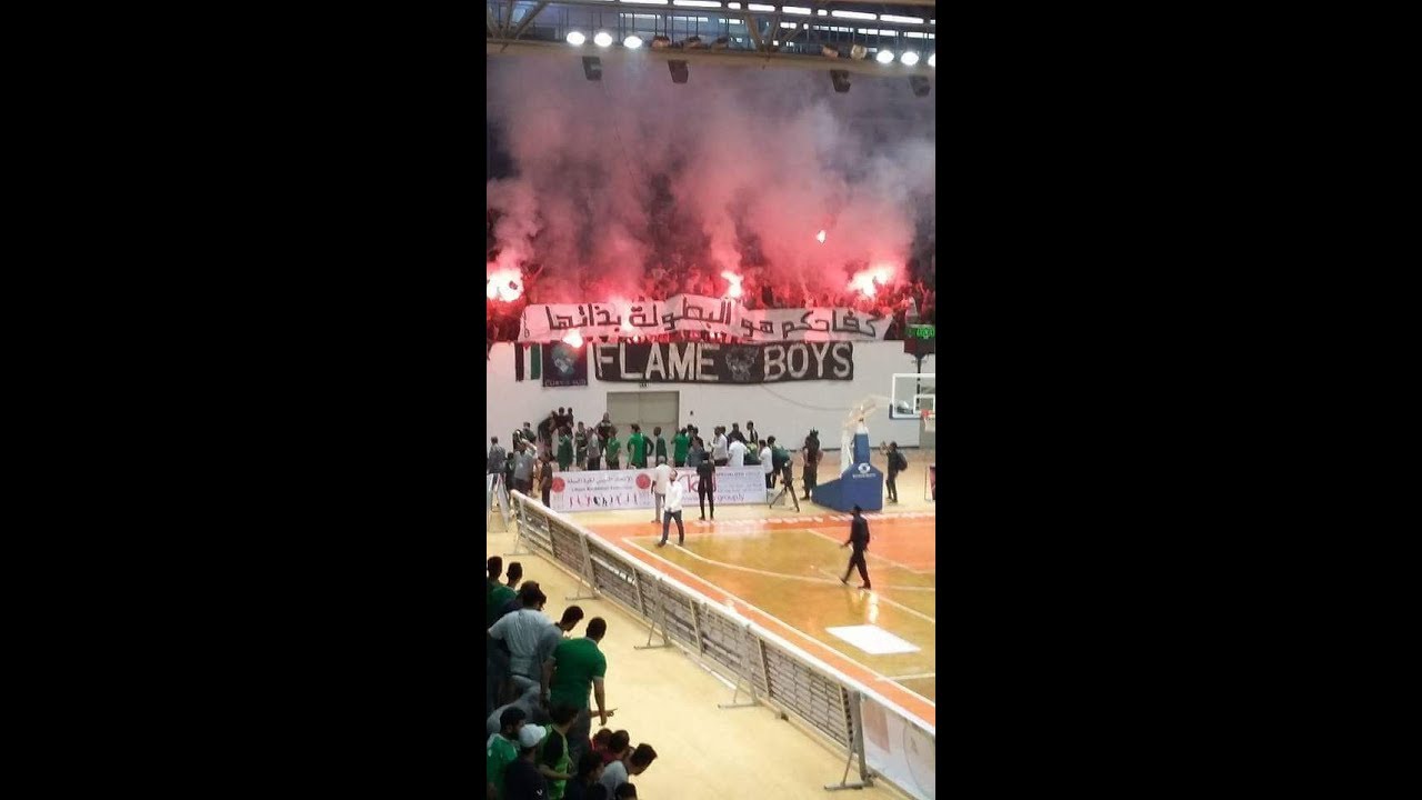 اولتراس النادي الاهلي طرابلس (FLAME BOYS) 💚في مبارة السله نهائي بطولة ضد فريق النصر