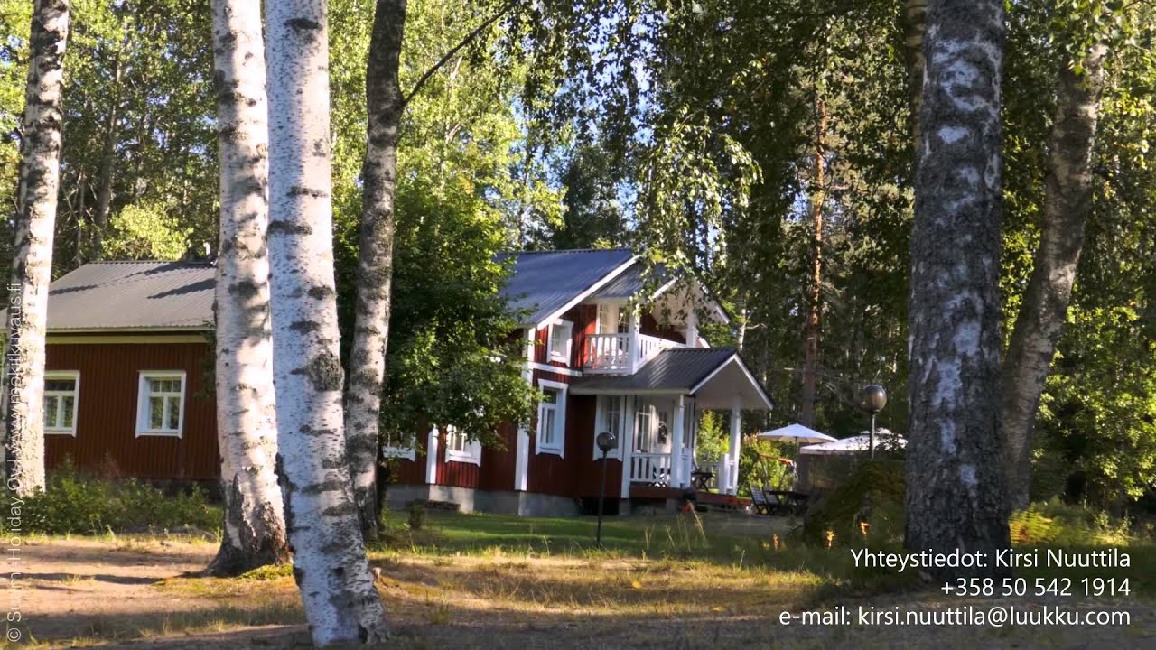 Villa Lakka - Lomahuvila Väliväylän varrella. Luumäki, Kannuskoski.
