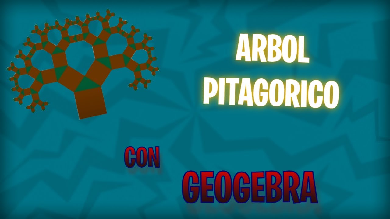 árbol pitagórico con geogebra 🌳