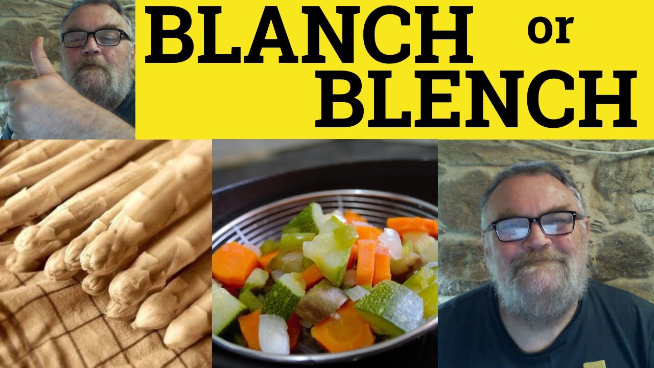 🔵 Blench or Blanch Meaning - Blench Definition - Blanch Definition - Blanch and Blench Difference