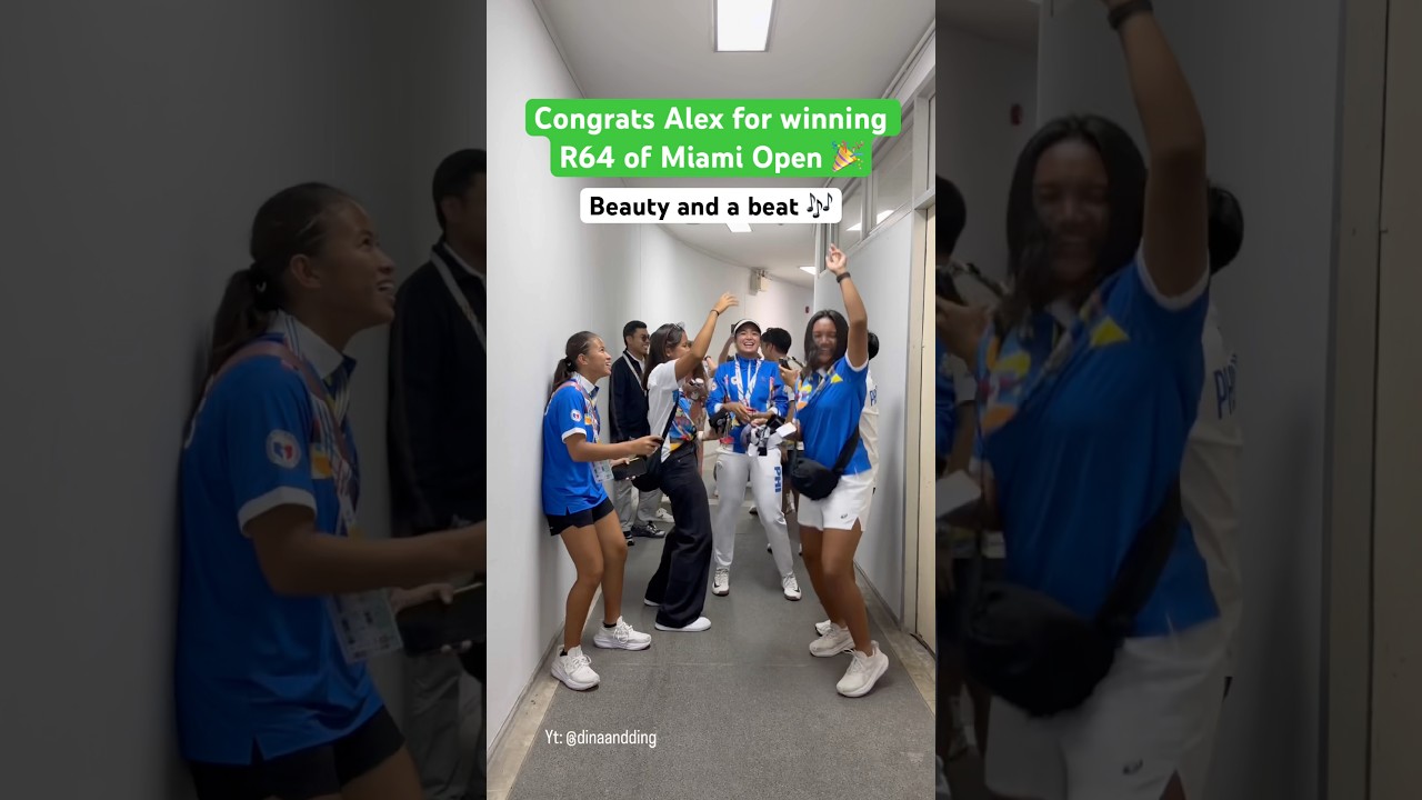 Alex Eala 🇵🇭 beat Laura Siegemund from Germany in the R64 at the Miami Open 🎾 #alexeala