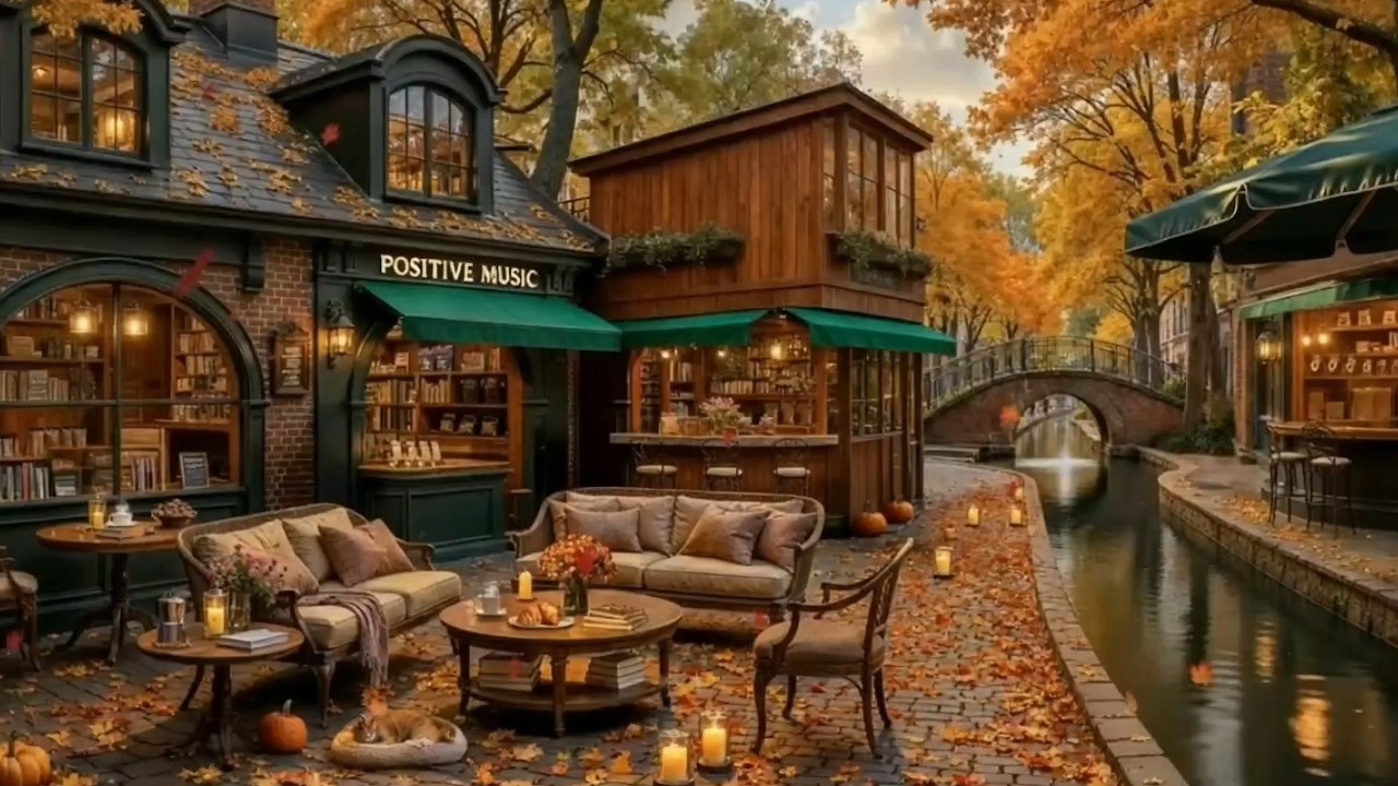 Cozy Autumn Jazz Café ☕🍂 Relaxing Smooth Jazz for Stress Relief