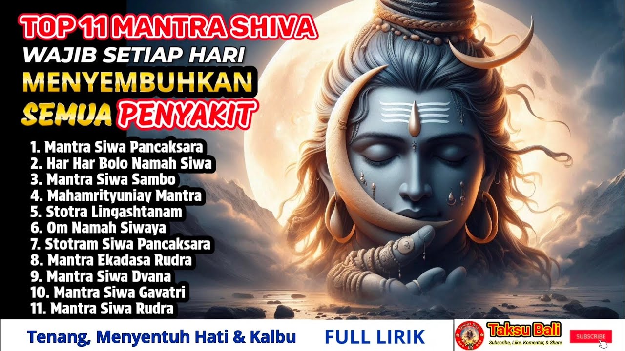 🔥KEDAHSYATAN MANTRA DEWA SIWA PALING SAKRAL | Menyembuhkan Segala Penyakit 🔱