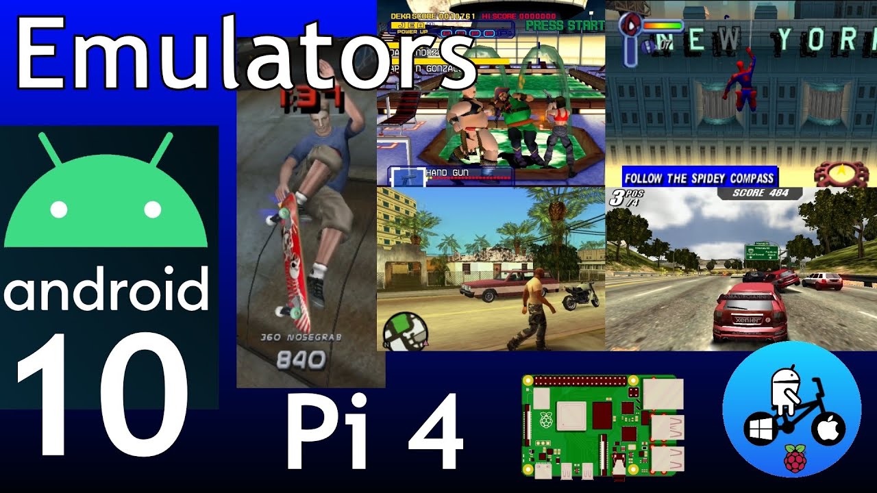 Great Emulation Android 10 Raspberry Pi 4. Dreamcast, PSP, N64 & PS1.