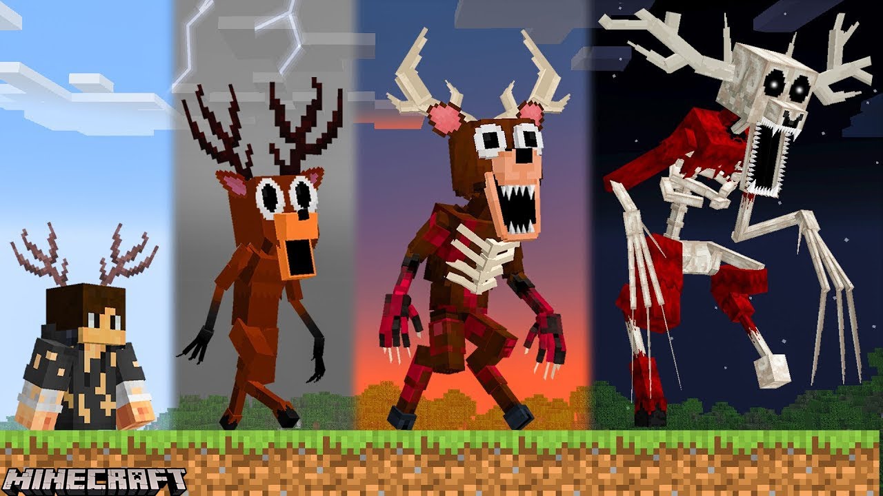 Là quái vật Hươu trong 99 Nights in the Forest và dần biến thành dạng God | GHTG Minecraf