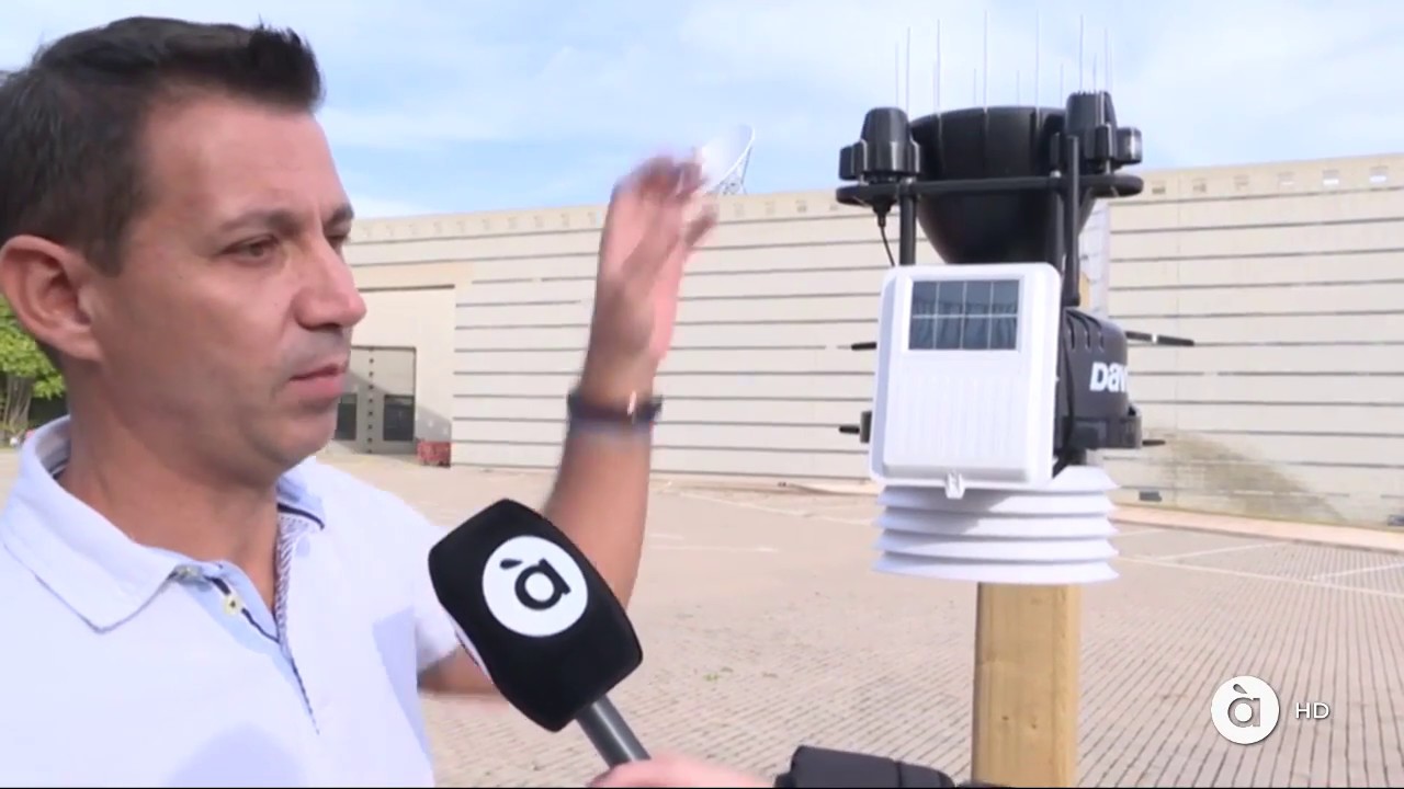 AVAMET a la inauguraci&oacute; de l'estaci&oacute; meteorol&ograve;gica d'&Agrave; Punt.