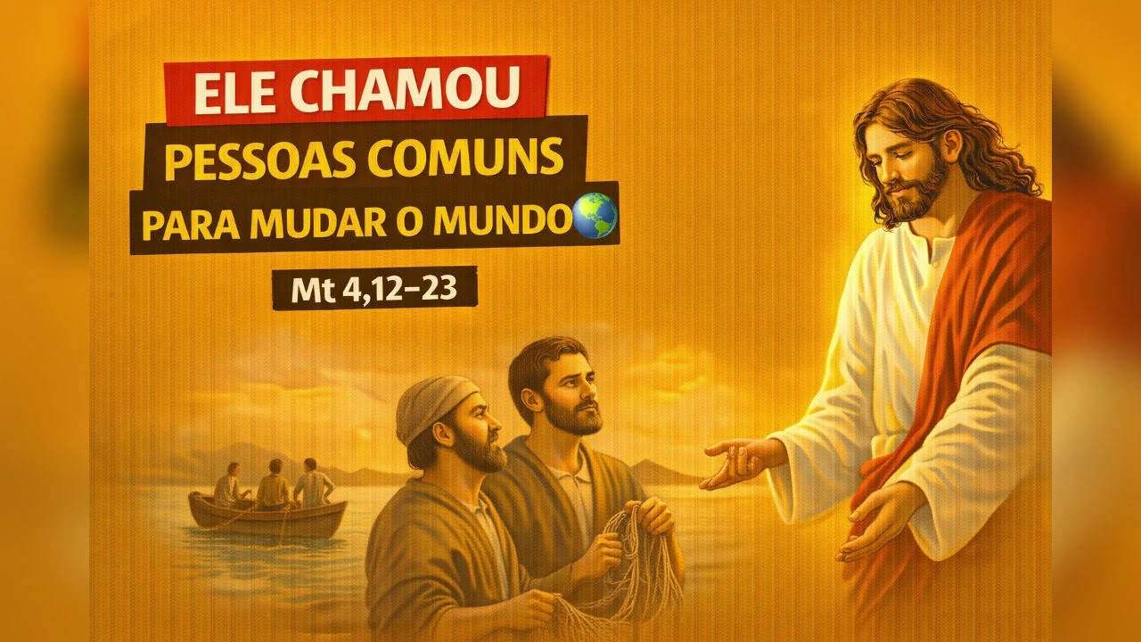 Ele chamou pessoas comuns para mudar o mundo 🌍 | Mt 4,12–23