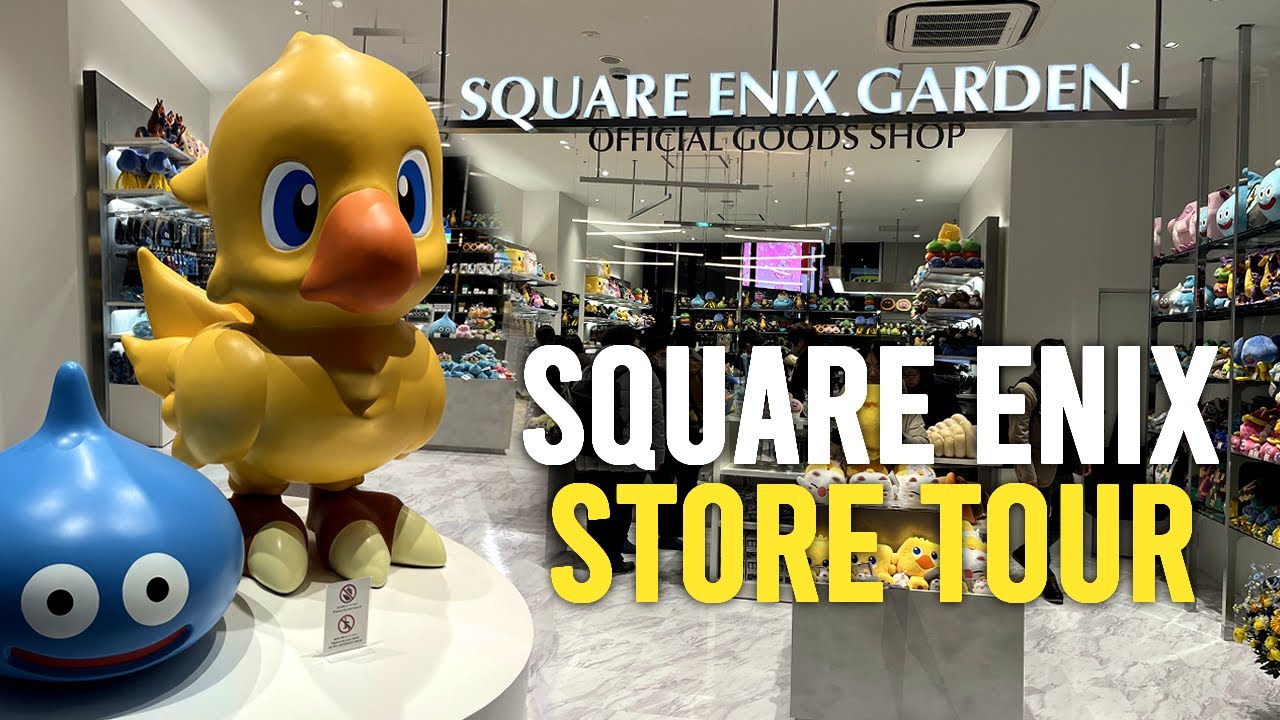 Прогулка по Японии | Экскурсия по магазину Square Enix Garden в Сибуе