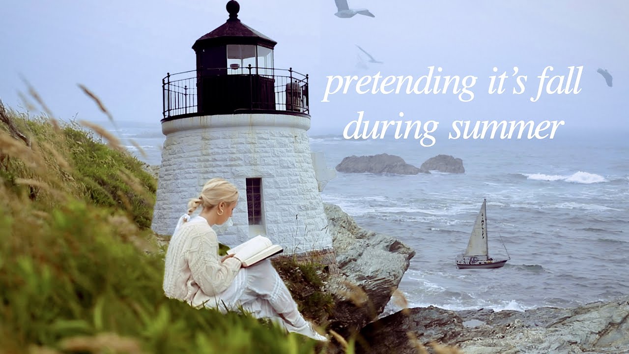 Gothic Seaside Vlog 🌊👻 moody lighthouses, spooky books & romanticized adventures