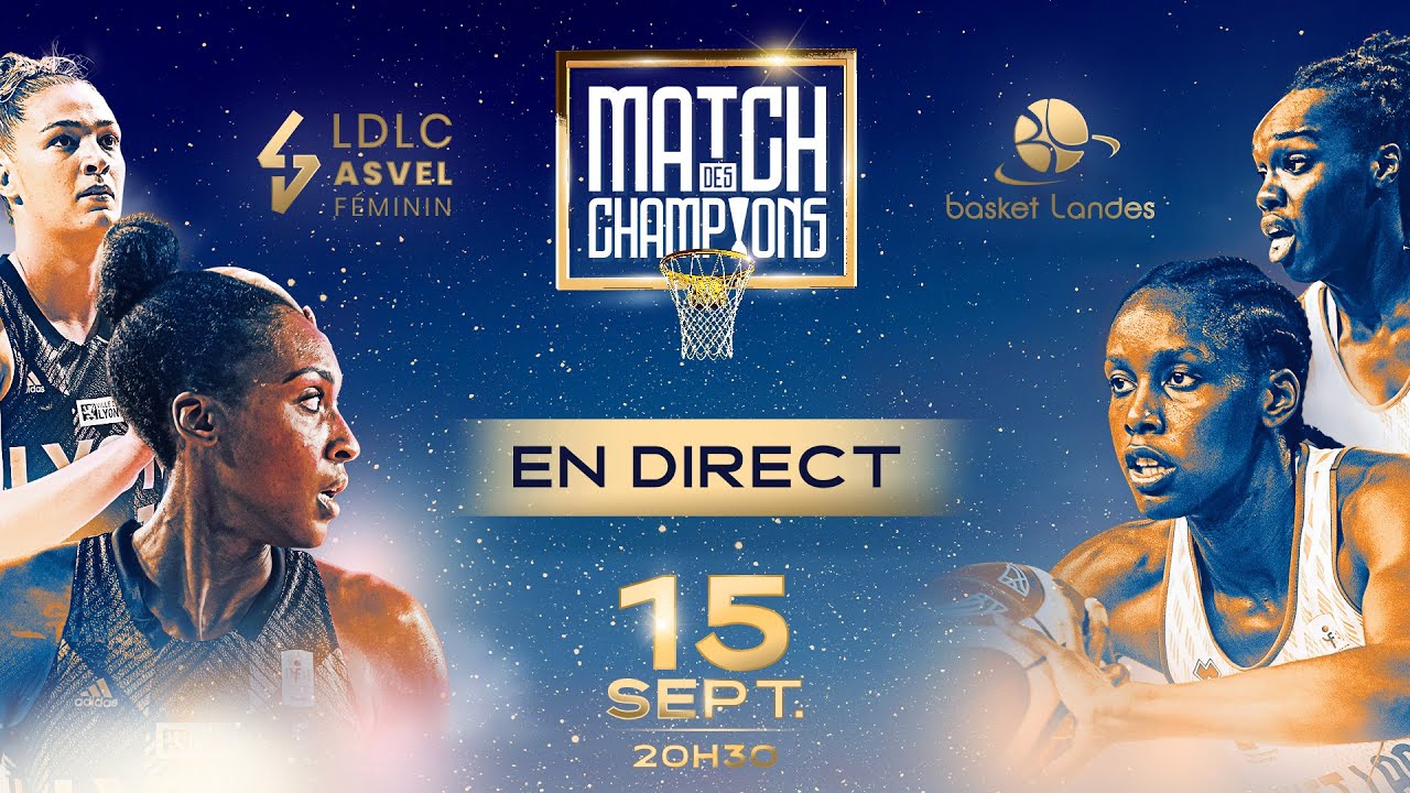 LFB 2023-2024 Match des Champions | Lyon - Basket Landes | Match complet