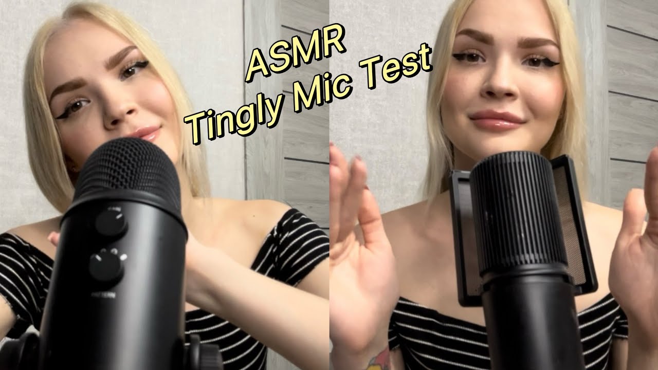 ASMR Tingly Mic Competition: Cougar vs Blue Yeti