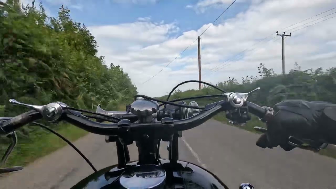 Sunbeam 1930 Model 9 on the open road. Sunbeam Testers Run 31st August 2024.