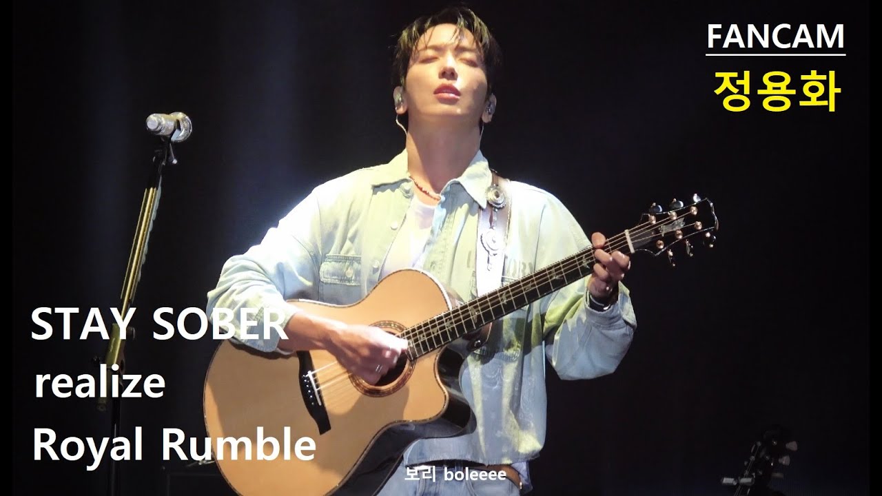 [4K FANCAM] 251109 Awesome Stage - CNBLUE - STAY SOBER + Realize + Royal Rumble (정용화 focus)