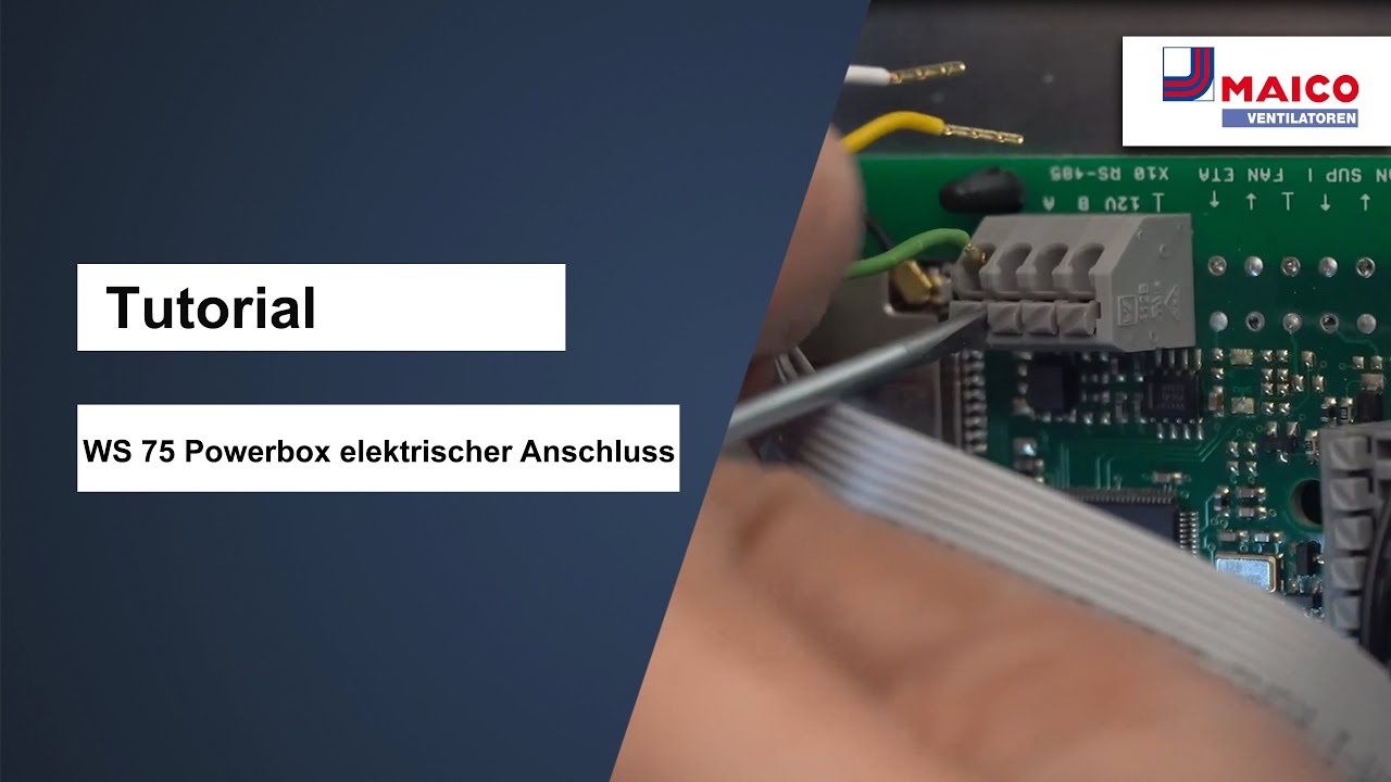 WS 75 Powerbox elektrischer Anschluss