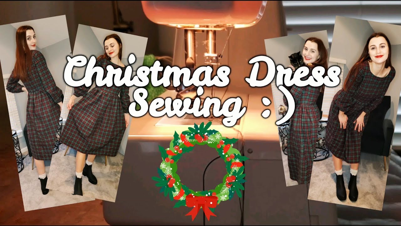 Sewing a Lovely Christmas Dress (A Lesson in Working with Plaid Fabrics)